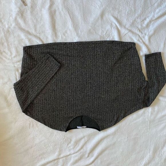 Zara Perfect Basics Looks Lightweight Knit Sweater Sparkly Brown Fall - Picture 3 of 10